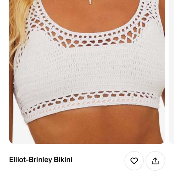 Beach Riot White Mesh Bikini Set - Picture 4 of 4